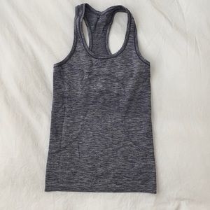 lululemon gray/navyish swiftly tank 4